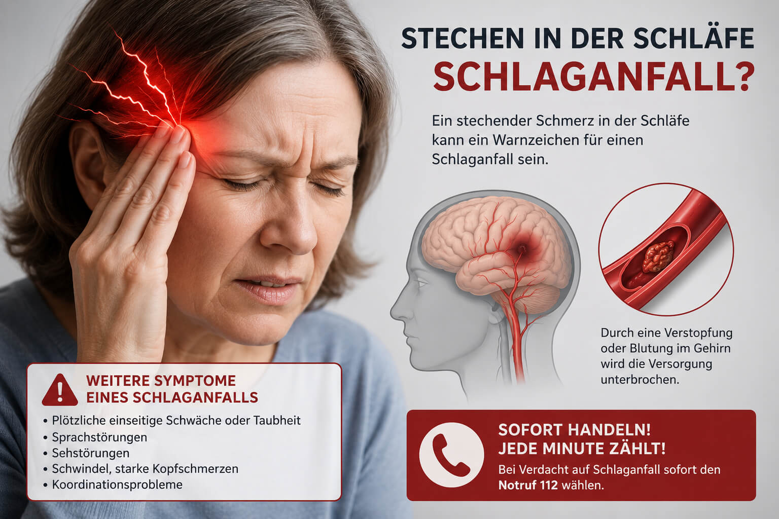 Stechen In Der Schläfe Schlaganfall – Wann Schmerzen Ernst Werden