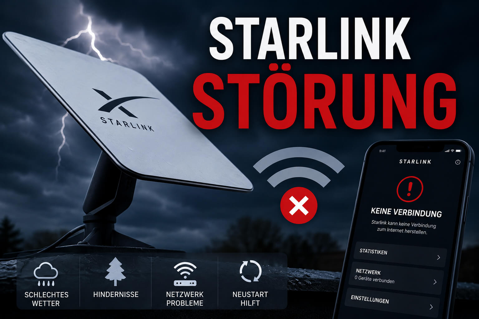 Starlink Störung: Ursachen, Lösungen und hilfreiche Tipps für stabile Verbindungen